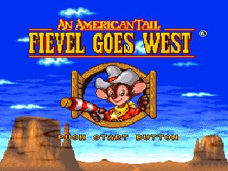 Pantallazo de American Tail: Fievel Goes West, An para Super Nintendo