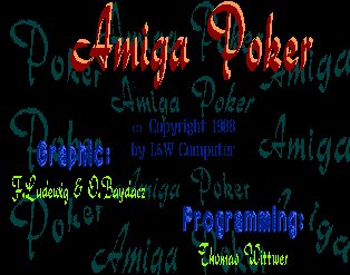 Pantallazo de Amiga Poker para Amiga