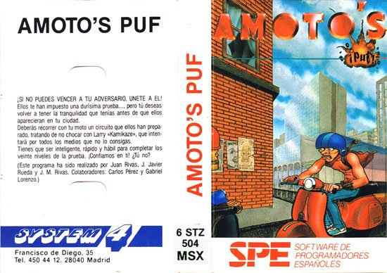 Caratula de Amoto'S Puf para MSX