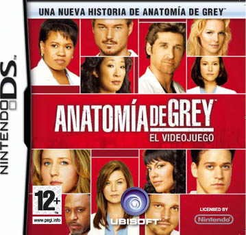 Caratula de Anatomia de Grey El Videojuego para Nintendo DS