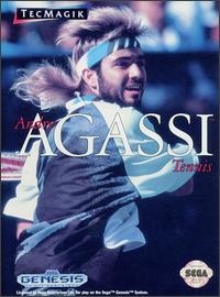 Caratula de Andre Agassi Tennis para Sega Megadrive