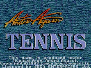 Pantallazo de Andre Agassi Tennis para Sega Master System
