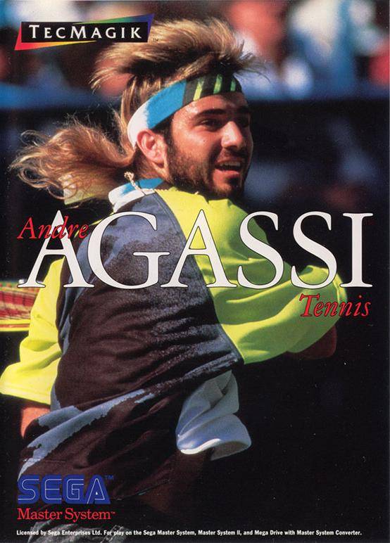 Caratula de Andre Agassi Tennis para Sega Master System