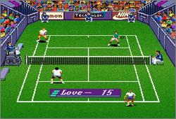 Pantallazo de Andre Agassi Tennis para Super Nintendo