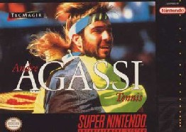 Caratula de Andre Agassi Tennis para Super Nintendo