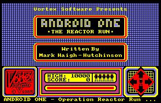 Pantallazo de Android One: The Reactor Run para Amstrad CPC