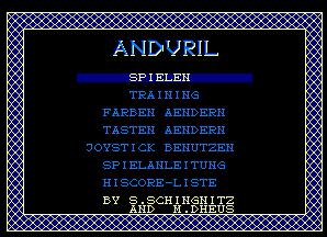 Pantallazo de Anduril para Amstrad CPC