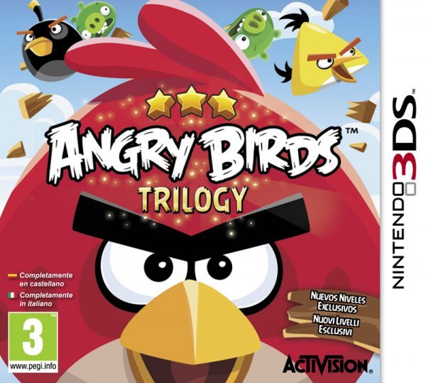 Caratula de Angry Birds Trilogy para Nintendo 3DS