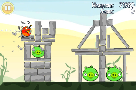 Pantallazo de Angry Birds para Iphone