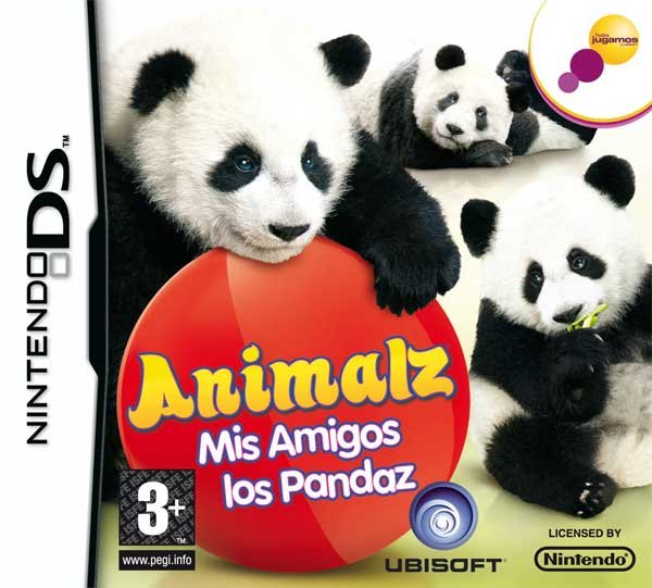 Caratula de Animalz: Mis Amigos los Pandaz para Nintendo DS