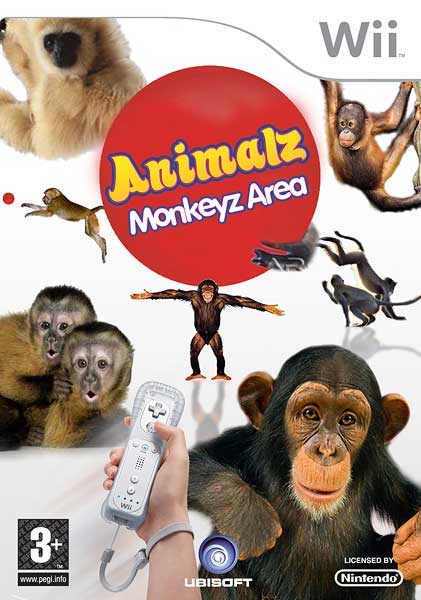 Caratula de Animalz: Monkey Area para Wii