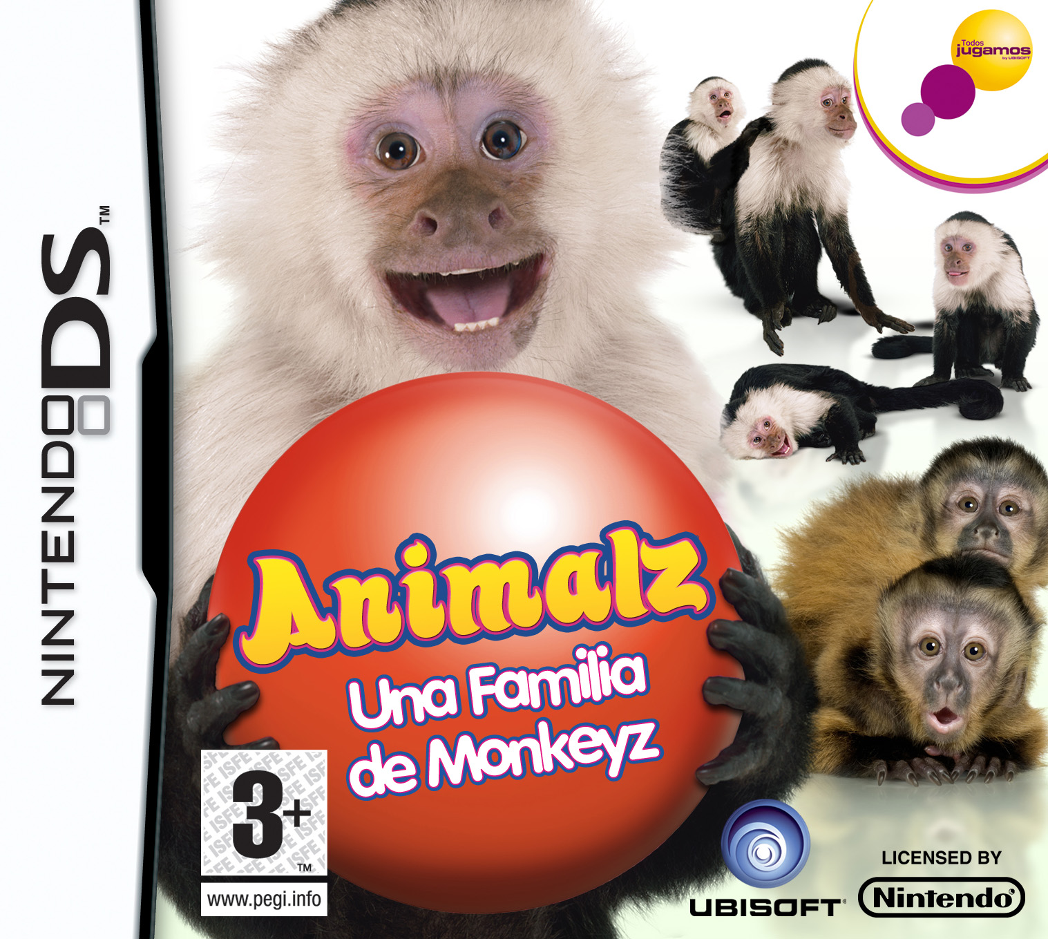 Caratula de Animalz: Una Familia de Monkeyz para Nintendo DS