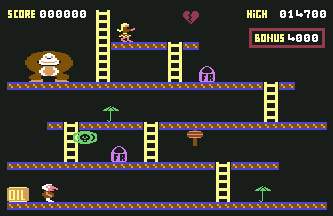 Pantallazo de Anirog  Kong para Commodore 64