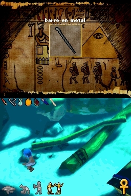 Pantallazo de Ankh: La Maldición del Rey Escarabajo para Nintendo DS