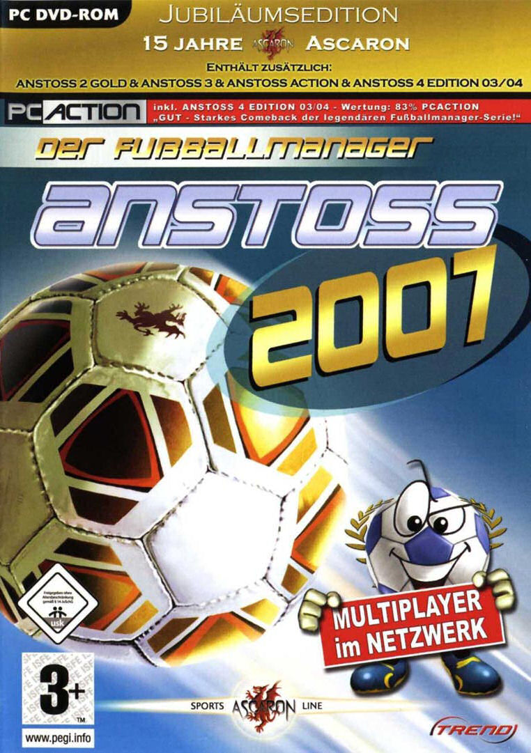 Caratula de Anstoss 2007 para PC