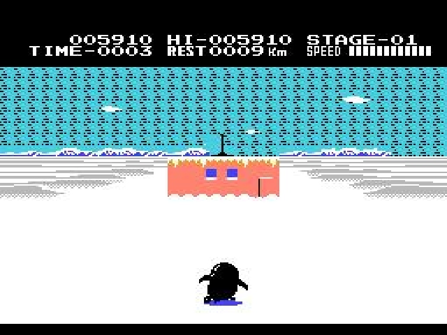 Pantallazo de Antarctic Adventure para Nintendo (NES)