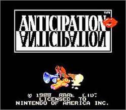Pantallazo de Anticipation para Nintendo (NES)