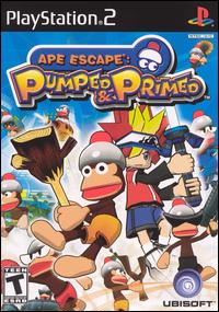 Caratula de Ape Escape: Pumped & Primed para PlayStation 2