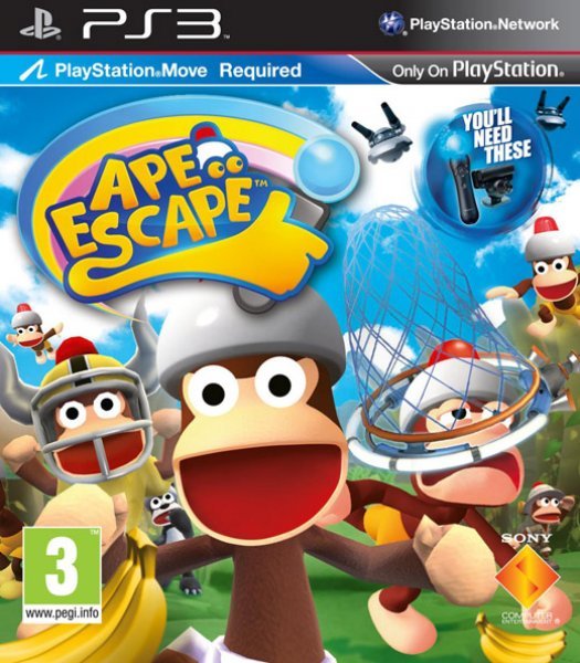 Caratula de Ape Escape Move para PlayStation 3
