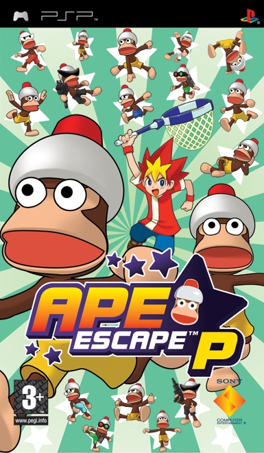 Caratula de Ape Escape P para PSP