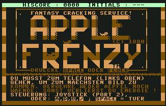 Pantallazo de Apple Frenzy para Commodore 64