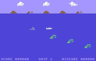 Pantallazo de Aquaplane para Commodore 64