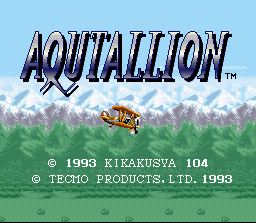 Pantallazo de Aqutallion (Japonés) para Super Nintendo