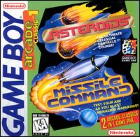Caratula de Arcade Classic No. 1: Asteroids/Missile Command para Game Boy
