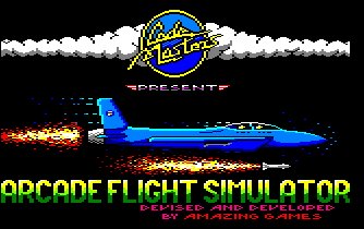 Pantallazo de Arcade Flight Simulator para Amstrad CPC