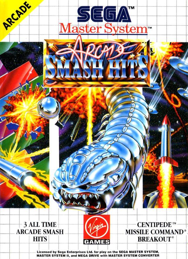 Caratula de Arcade Smash Hits para Sega Master System