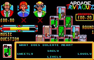 Pantallazo de Arcade Trivia Quiz para Amiga