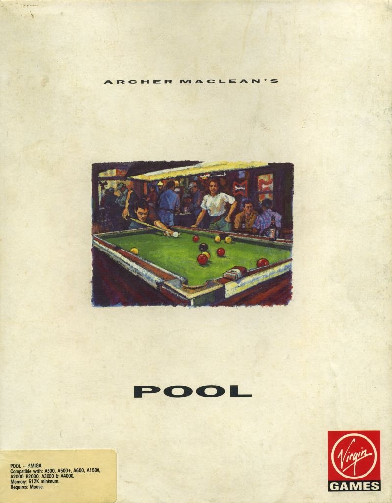 Caratula de Archer MacLean's Pool para Amiga