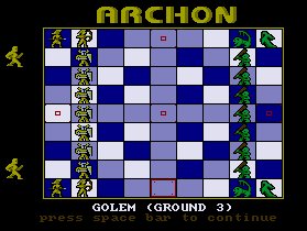 Pantallazo de Archon para Amiga