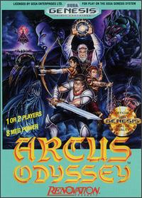 Caratula de Arcus Odyssey para Sega Megadrive