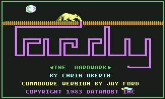 Pantallazo de Ardy the Aardvark para Commodore 64