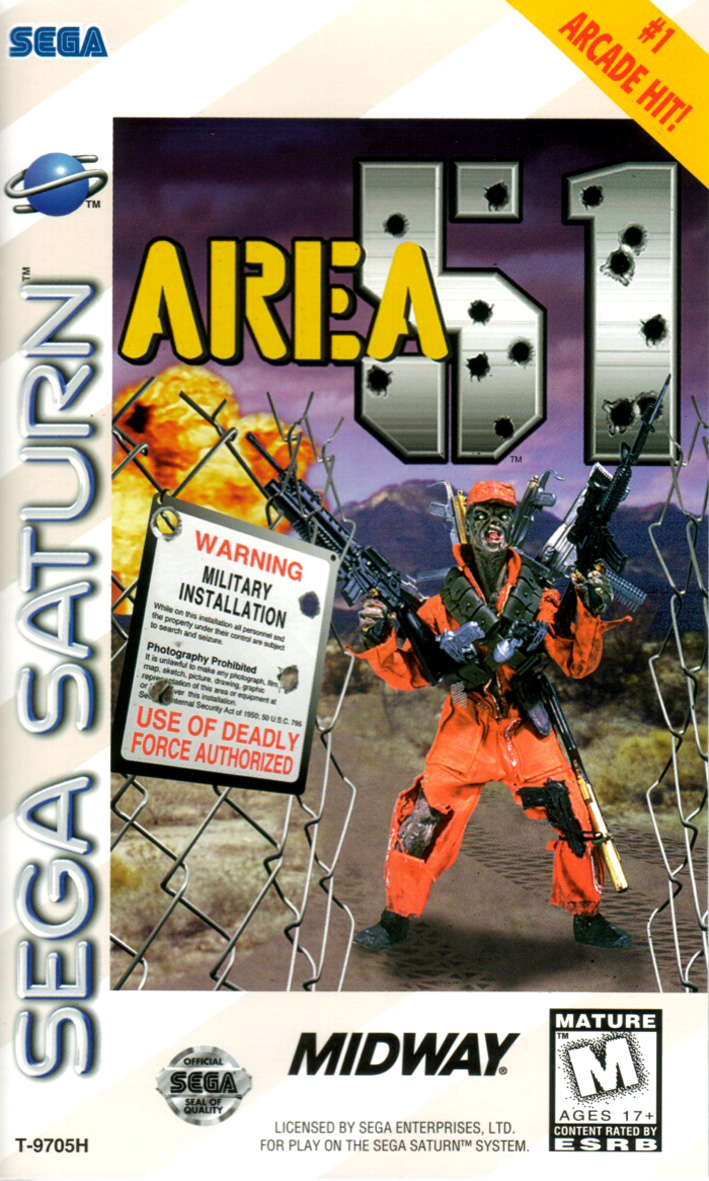 Caratula de Area 51 para Sega Saturn