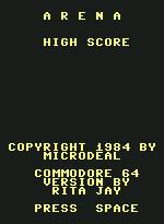 Pantallazo de Arena 3000 para Commodore 64
