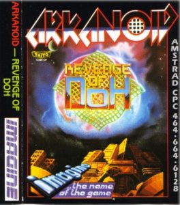 Caratula de Arkanoid: Revenge Of Doh para Amstrad CPC