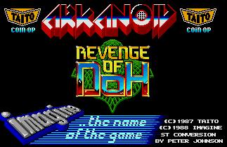 Pantallazo de Arkanoid 2: Revenge of Doh para Atari ST