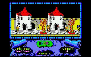 Pantallazo de Arkos para Amstrad CPC