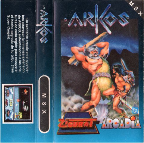 Caratula de Arkos para MSX