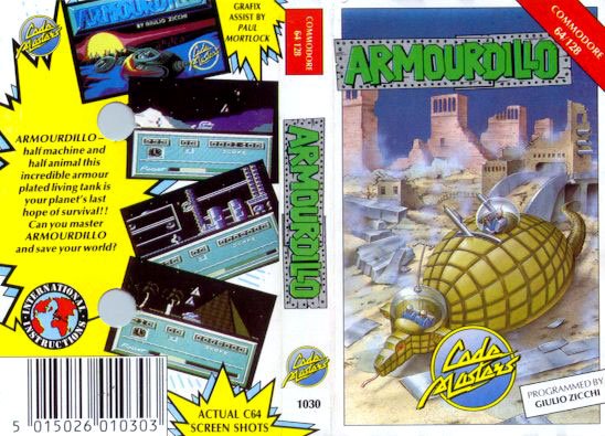 Caratula de Armourdillo para Commodore 64