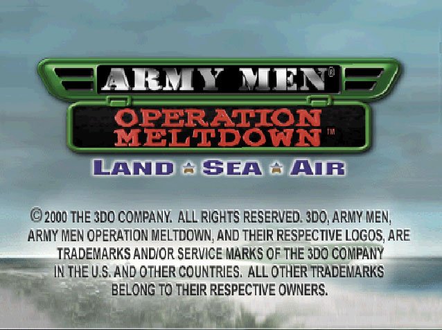 Pantallazo de Army Men: Land, Sea, Air para PlayStation
