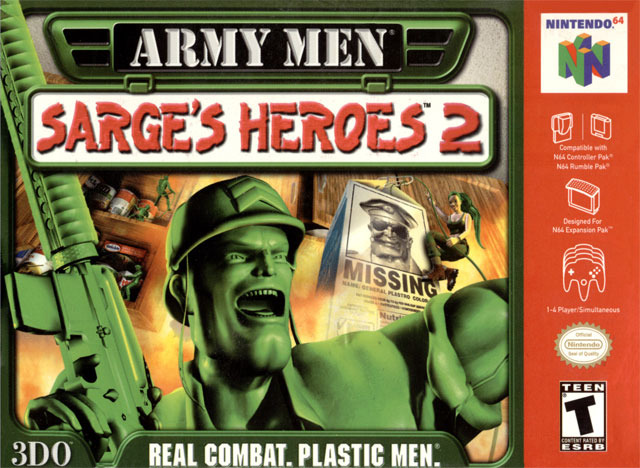 Caratula de Army Men: Sarge's Heroes 2 para Nintendo 64
