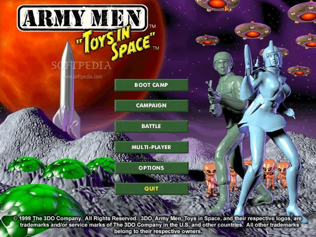 Pantallazo de Army Men In Space para PlayStation