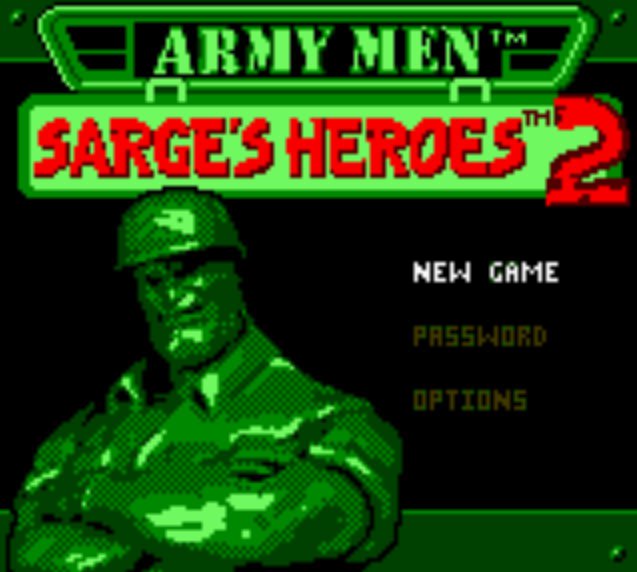 Pantallazo de Army Men Sarge's Heroes 2 para Game Boy Color