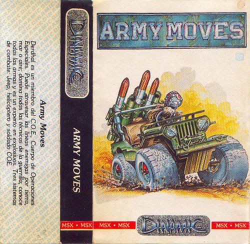 Caratula de Army Moves para MSX