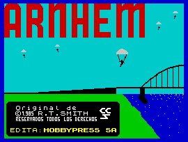 Pantallazo de Arnhem para Spectrum