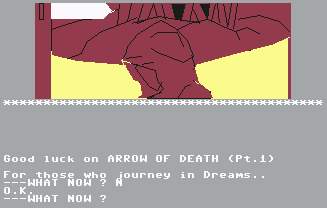 Pantallazo de Arrow of Death para Commodore 64