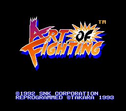 Pantallazo de Art of Fighting (Europa) para Super Nintendo